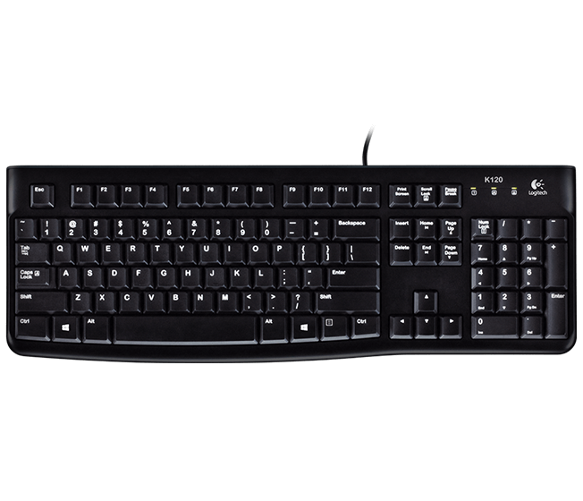 Logitech k120 有線鍵盤